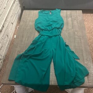 Vince Camuto Vibrant Teal Jumpsuit